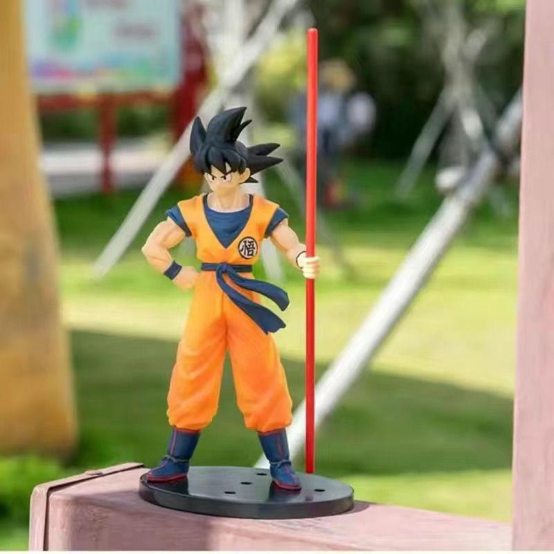 22 cm Goku Actionfigur Dragon Ball Son Goku Super Saiyan Animefigur Modell Gaver Samlefigurer for Barn