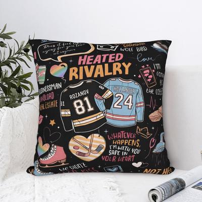 Pillow Case Heated Rivalry Romance Hollanov Romance Book Soft Pillow Cover For Wedding Party Home Decor Funny Pillowcases