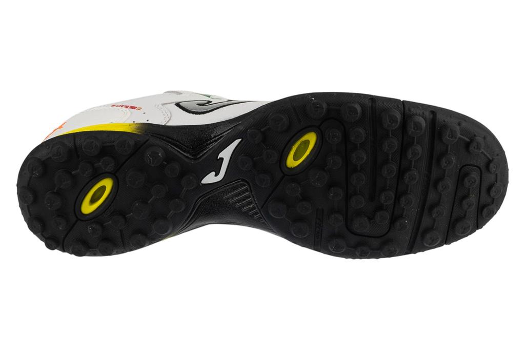 Joma Top Flex 25 TOPS TF, weiße Turf-Fußballschuhe für Herren