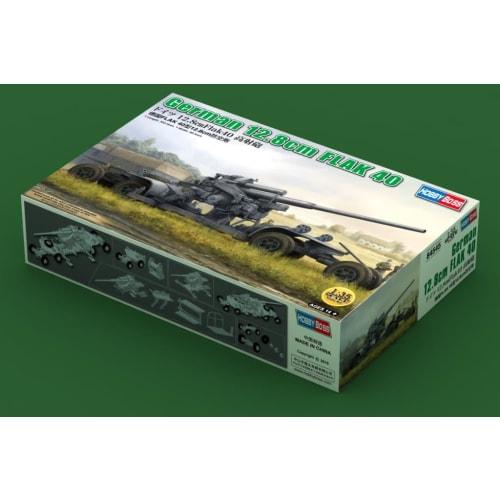 Hobby Boss 1/35 Fighting Vehicle Series German 12.8cm Flak 40 Anti-Aircraft Gun Plastic Model 84545