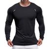 New Quick-drying Ice Silk Long-sleeved T-shirt Men's Casual Sports Fitness Outdoor T-shirt Top Men