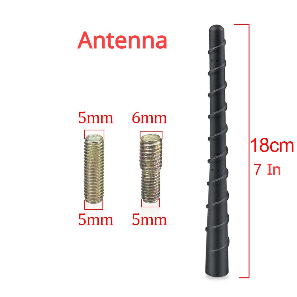 1 pezzo Antenna Aerea in Gomma e Rame da 7 Pollici M5 Adatta Per Liberty Grand Cherokee Dodge Avenger Journey Accessori