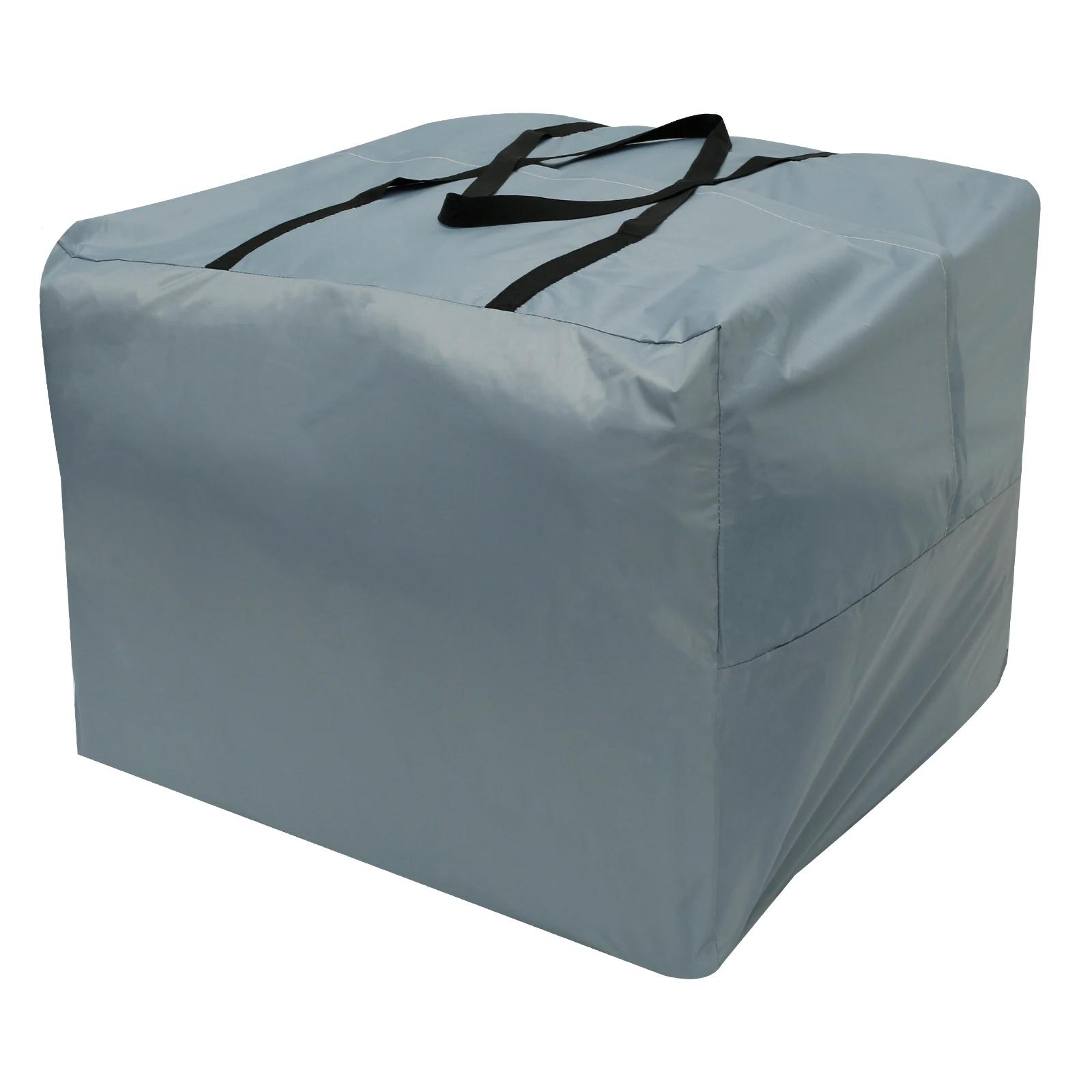 

Cushion Storage Bag with Handles Large Capacity Furniture Protective Cover Outdoor Garden Waterproof Dustproof Organizer