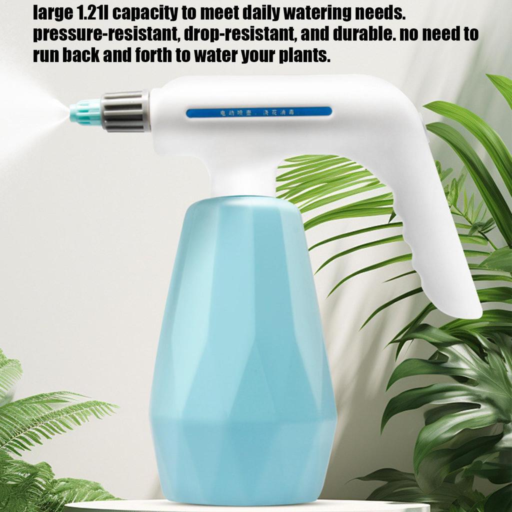 Electric Spray Bottle Double-Mode 1.2L Electric Garden Sprayer Bottle For Gardening Lawn Patio Backyard Porch Window Cleaning
