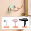 Adjustable Hair Dryer Stand, Household Electric Hanging Rack, Bathroom Wall-mounted Storage Rack Without Drilling, Hair Dryer