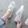 2025 Women's Lightweight White Mesh Casual Flat Shoes - Korean Style, Breathable, Summer All-Match Design.