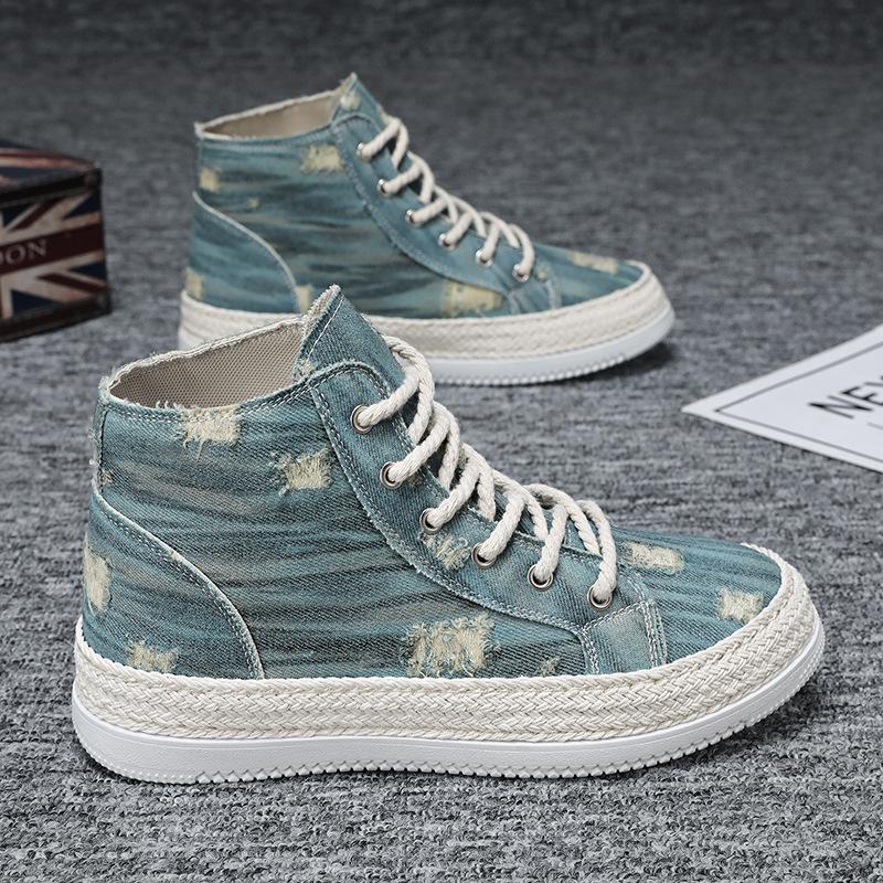 Fashion High Quality Outdoor Men's Sneakers Fashion Board Shoes for Men Casual Breathable Mesh Light Anti-slip Shoes Zapatos De Hombre