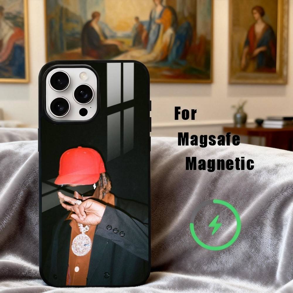 D-Don-N T-Toliver Rapper Singer Phone Case For iPhone17,16,15,14,13,12,11 Plus,Pro Max Magnetic For Magsafe Wireless Charging
