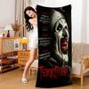 Horror Movie Terrifiers Microfiber Printed Beach Towel Mountain Climbing Yoga Beach Swimming Running Absorbent Soft Towel