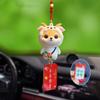 Decorazione per interni auto Anime Simpatico cartone animato Shiba Inu Specchietto retrovisore per auto Decorazione pendente per regalo per auto Accessori per interni