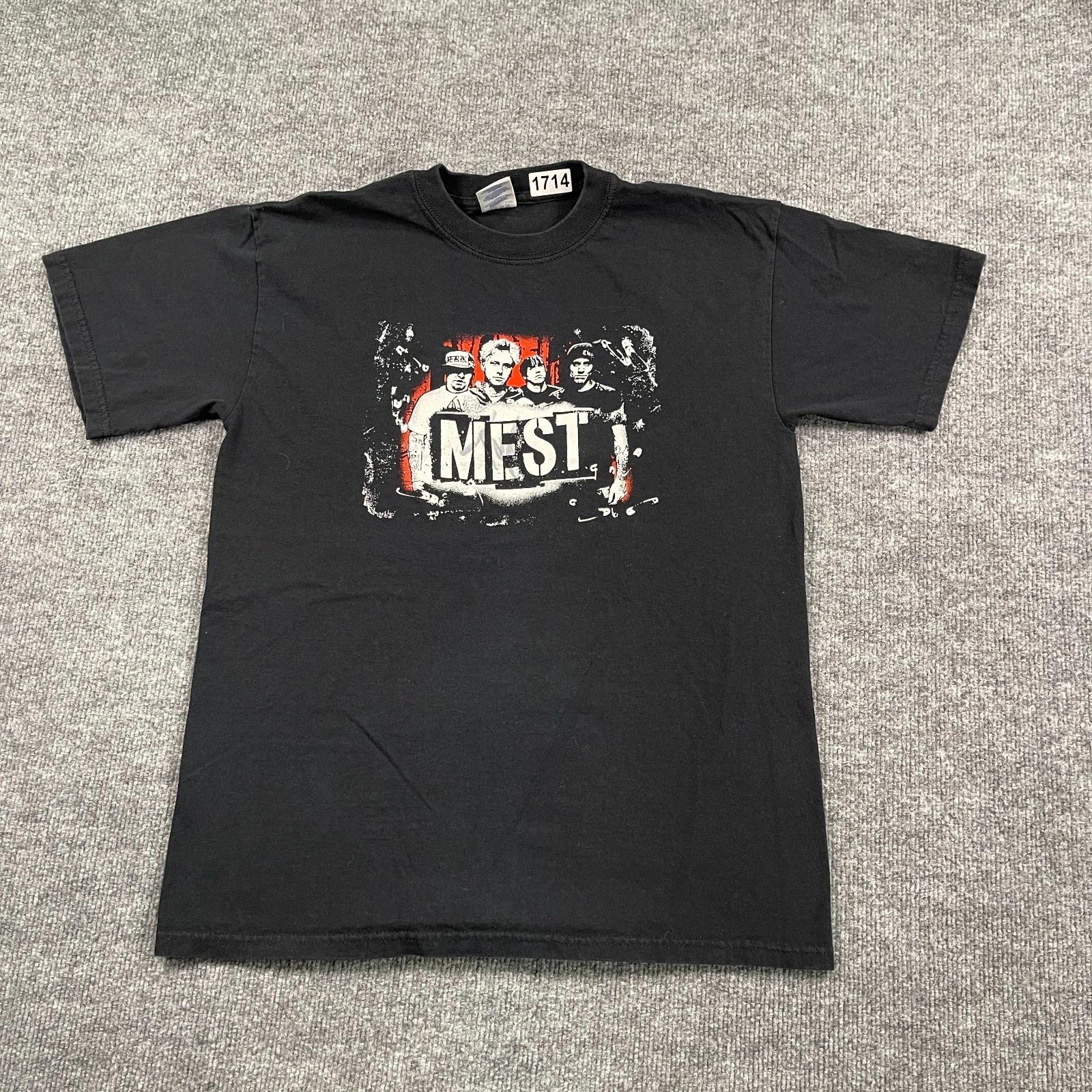 

Винтажная футболка MEST Rock Band, тур Fall 2004, размер Medium, 20x26, черная M