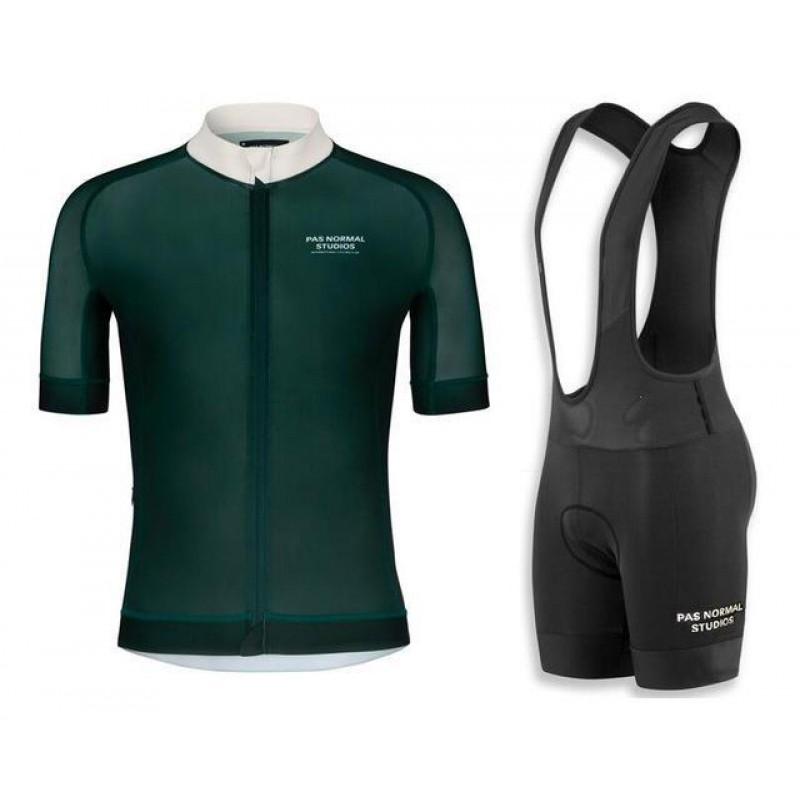 Men Women Cycling Jersey Bib Shorts Set Milk Silk Breathable Quick Dry Bike Apparel
