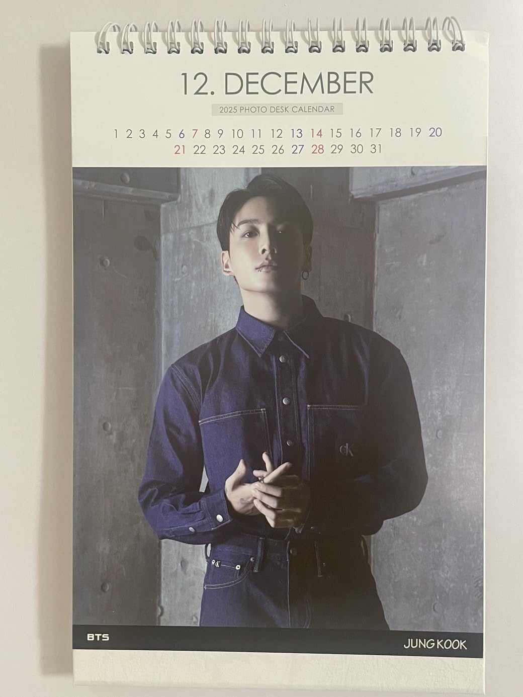 Buy Jungkook Goods 2025 - 2026 2 Year Desk Calendar (JUNGKOOK 2