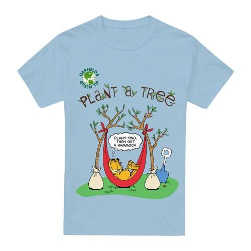 Garfield Mens Plant A Tree T-Shirt