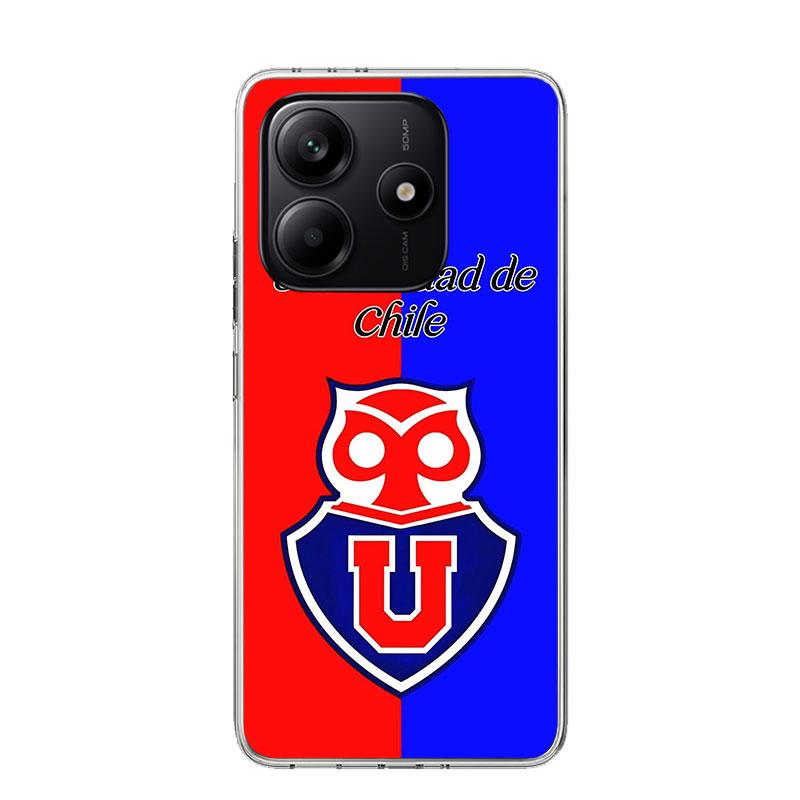 De Chile U-University Logo Phone Case For Xiaomi Redmi Note 15 14 13 12S 12 Pro Plus 11S 11E 11 11T 10S 10 Art Soft Pattern Cove