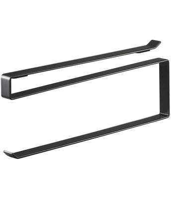 Yamazaki Tower 7116 Under-Cabinet Kitchen Paper Holder, Black, Approx. W1.5 X D26 X H9.5cm