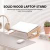 Solid Wood Laptop Stand Removable Vertical Bracket Cooling Base For Macbook Air Pro Accessories Convenient