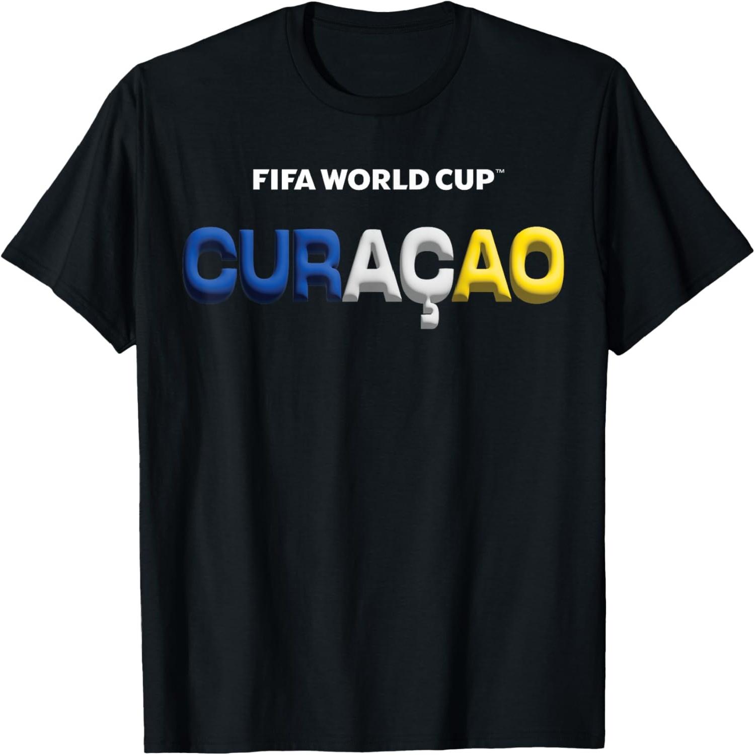 FIFA World CUP26 Curacao Bubble Color T-Shirt S