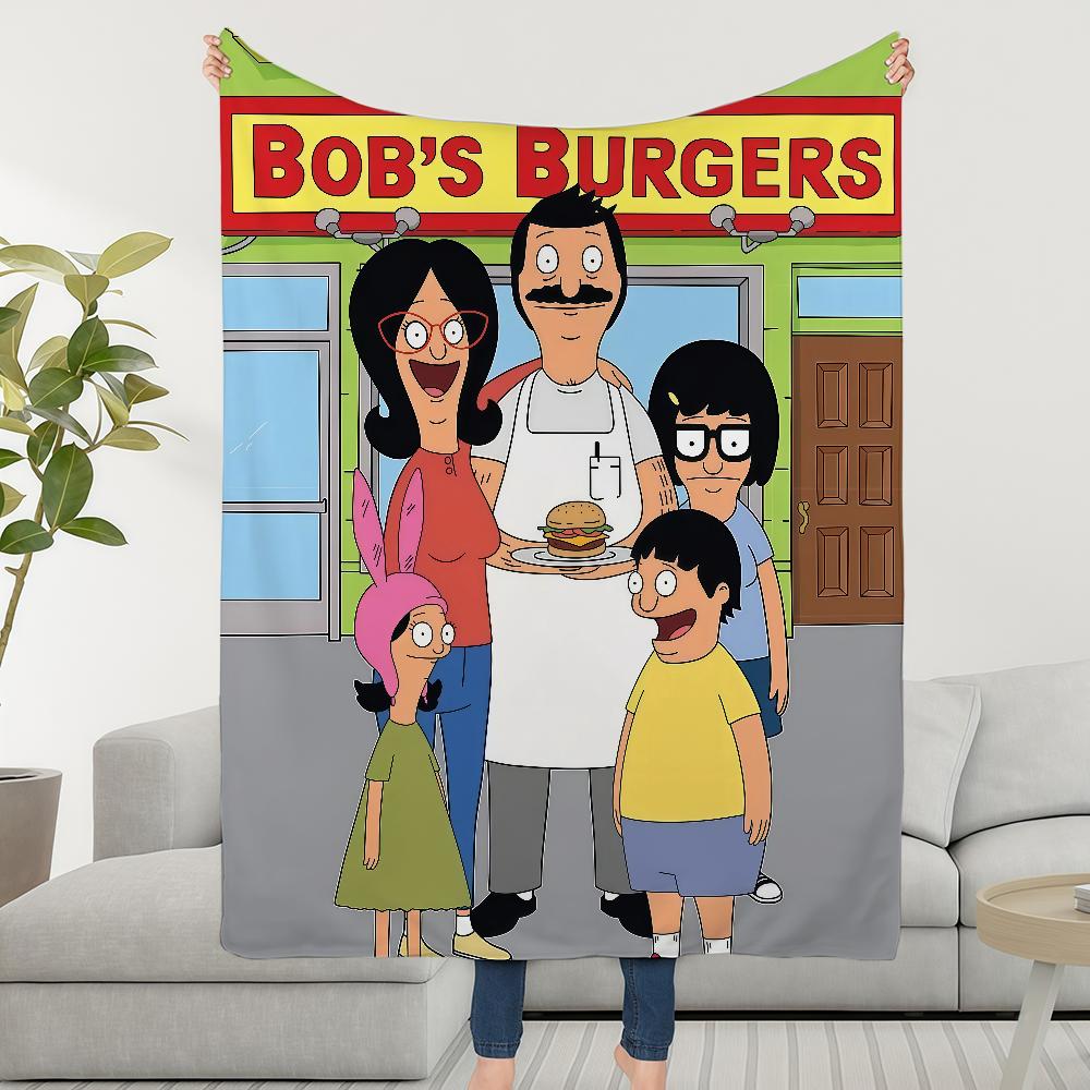 B-BobS-ES B-BurgerS-ES Cartoon Blanket Soft Warm Furry Throw Super Kids Toys Bed Sofa Car Cradle