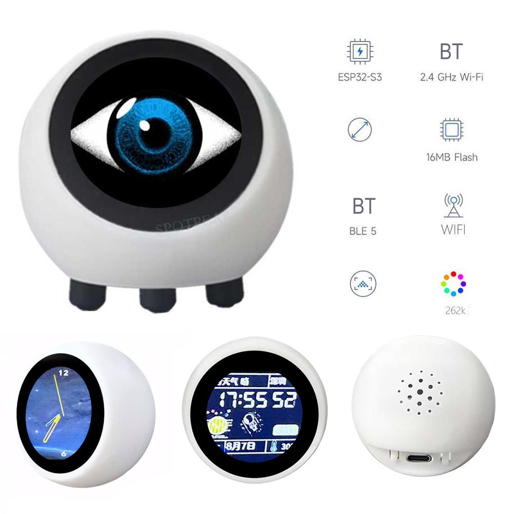 DeepSeek AI Voice Chat Robot Ball ESP32-S3 1.28inch LCD N16R8 Development Board espHome Assistant Wifi Weather Clock For XiaoZhi
