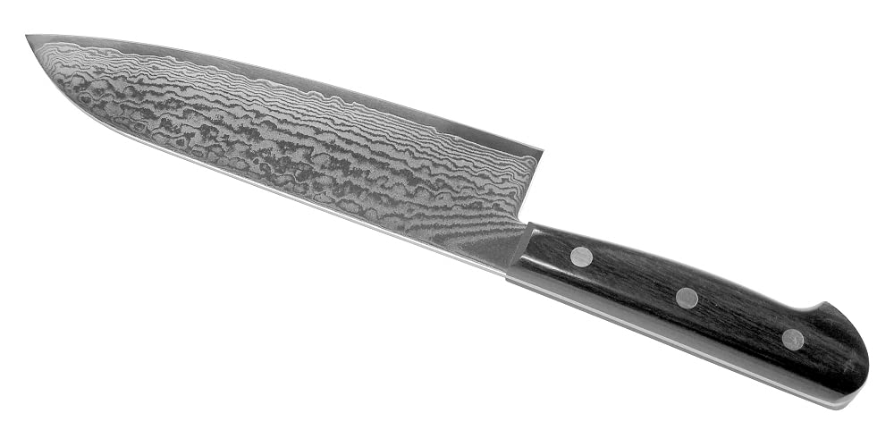 Iseya Jihei Damascus Knife Santoku 180mm G-5