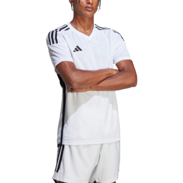 Adidas Soccer Jerseys Men's White Moderate Straight Fit HT5686