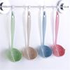 Soup  Spoon Wheat Straw Two-in-one Colorful Long Handles Kitchen Spoon
