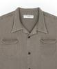GUVO Washed Open-Collar Shirt, Brown