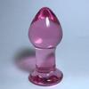 Large Pyrex Glass Butt Plugs Crystal Anal Beads Artificial Dick Adult Sex Toys Anal But Plug