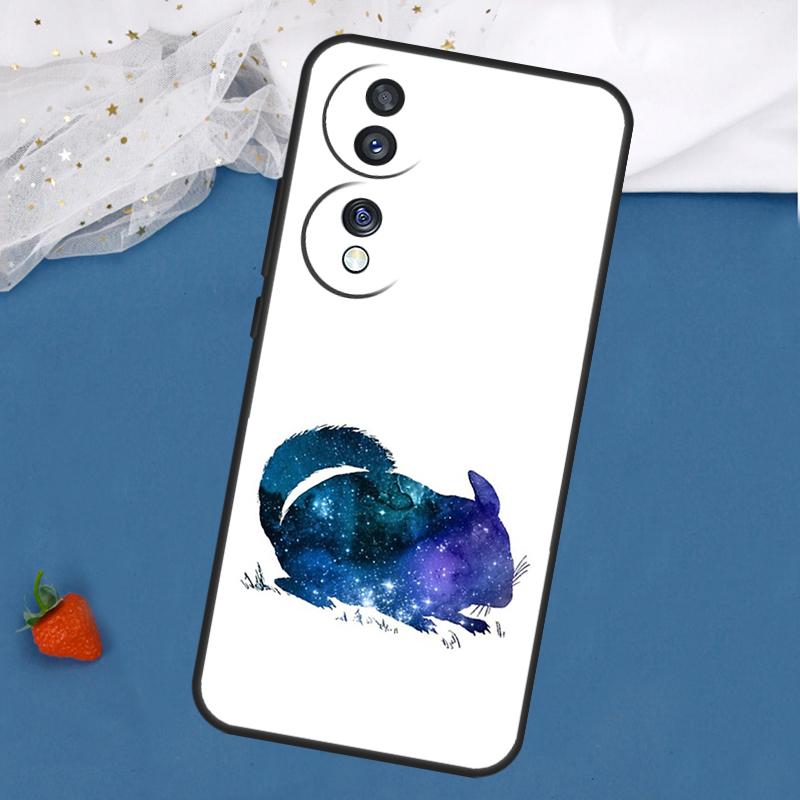 Cartoon Chinchilla Case For Honor Magic 5 6 8 Pro 7 Lite 200 400 50 70 90 X8c X8b X9a X9b X9c X9d Win RT Cover