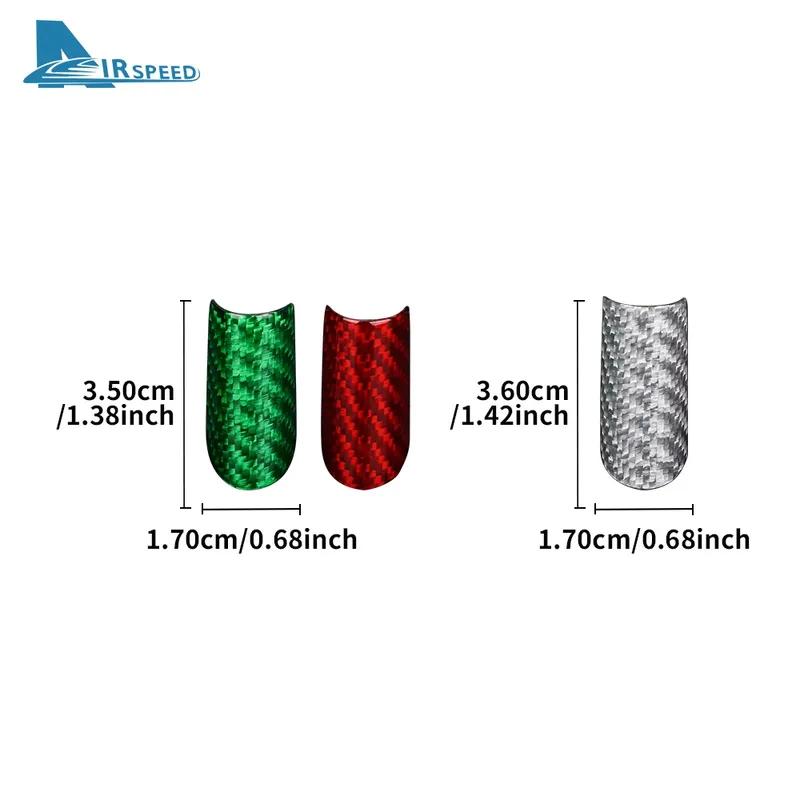 Real Hard Carbon Fiber Car Grille Decor For Abarth 595 695 2017 2018 LHD RHD Protection Accessories