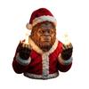 Fun Dorm Room Accessories Gorilla Shape Wall Mounted Light, Halloween Theme with Middle Finger Humorous Gift for Gamers Gesture Resin Decorative Lamp