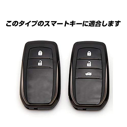 [IKT] Leather smart key case for Toyota vehicles, black 3
