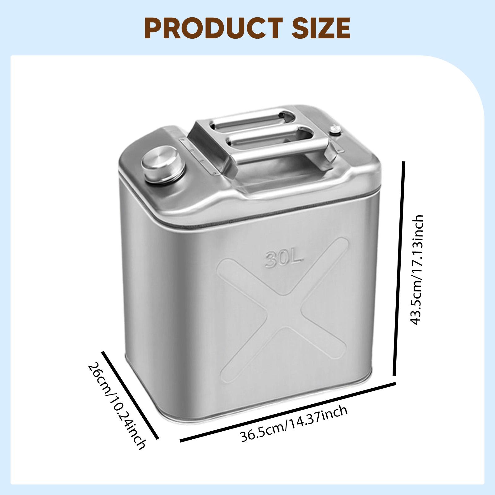 Fuel Tank 304 Stainless Container Petrol