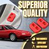 Canitu 2Pcs Red Door Lining Bushings Replacement,CNC Machined Door Bushing Kit Door Lining Bushings & Handling Replace Improves Stiffness for Mazda