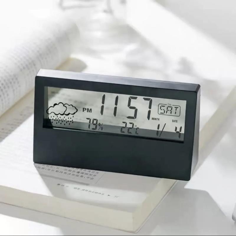 LED digitální teploměr vlhkoměr vnitřní multifunkční elektronické hodiny senzor vlhkosti meteostanice pro domácnost