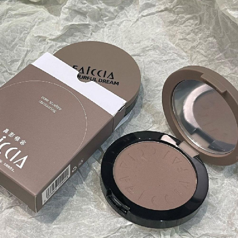 FAICCIA Matte Contour Bronzer Highlighter Smooth Long-lasting Cosmetics Face Makeup R5Z2