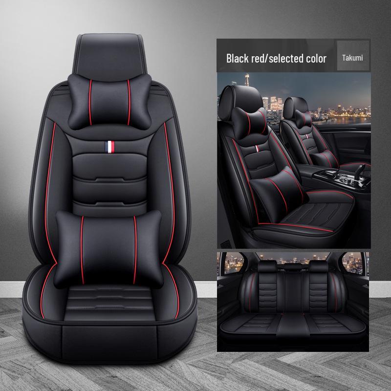 Universal Car Seat Cover for Accord, Civic, and Sagitar—Four Seasons Full Wrap Cushion Cover