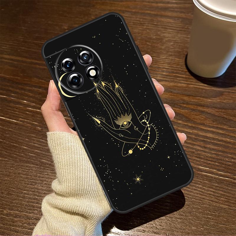 Fortune Telling Moon Stars Hands For OnePlus 15 13 12 11 15R 13R 12R 8T 10T 13T Case For OnePlus Nord 5 CE 2 3 4 Lite N20 N30
