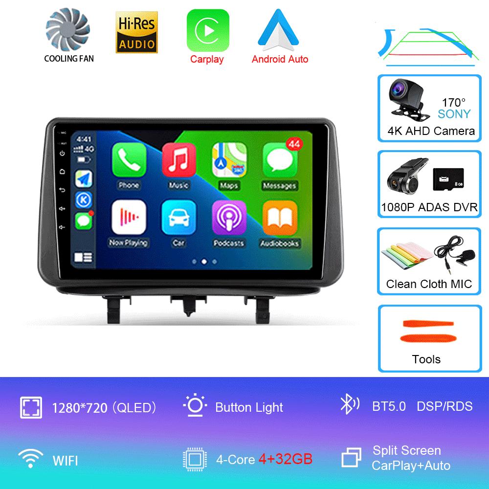 Android 14 Carplay Car Radio For Opel Meriva B 2009 2010 2011 - 2014 Navigation GPS Multimedia Player stereo wifi+4G Auto DSP BT