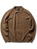 Beams Plus Knit Polo Size 38120004103 Men's 9-Gauge Shirt, Brown, M,