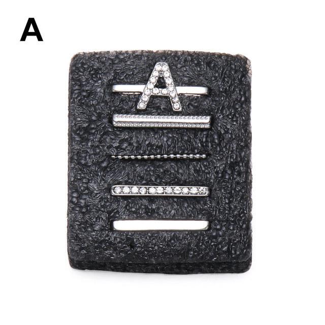 Decorative Ring for Apple Watch Band Charms for Samsung Galaxy Smart Watch Sport Silicone Strap Accessories with Bling Diamond