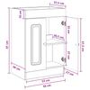 Under Sink Bathroom Cabinet Artisan Oak