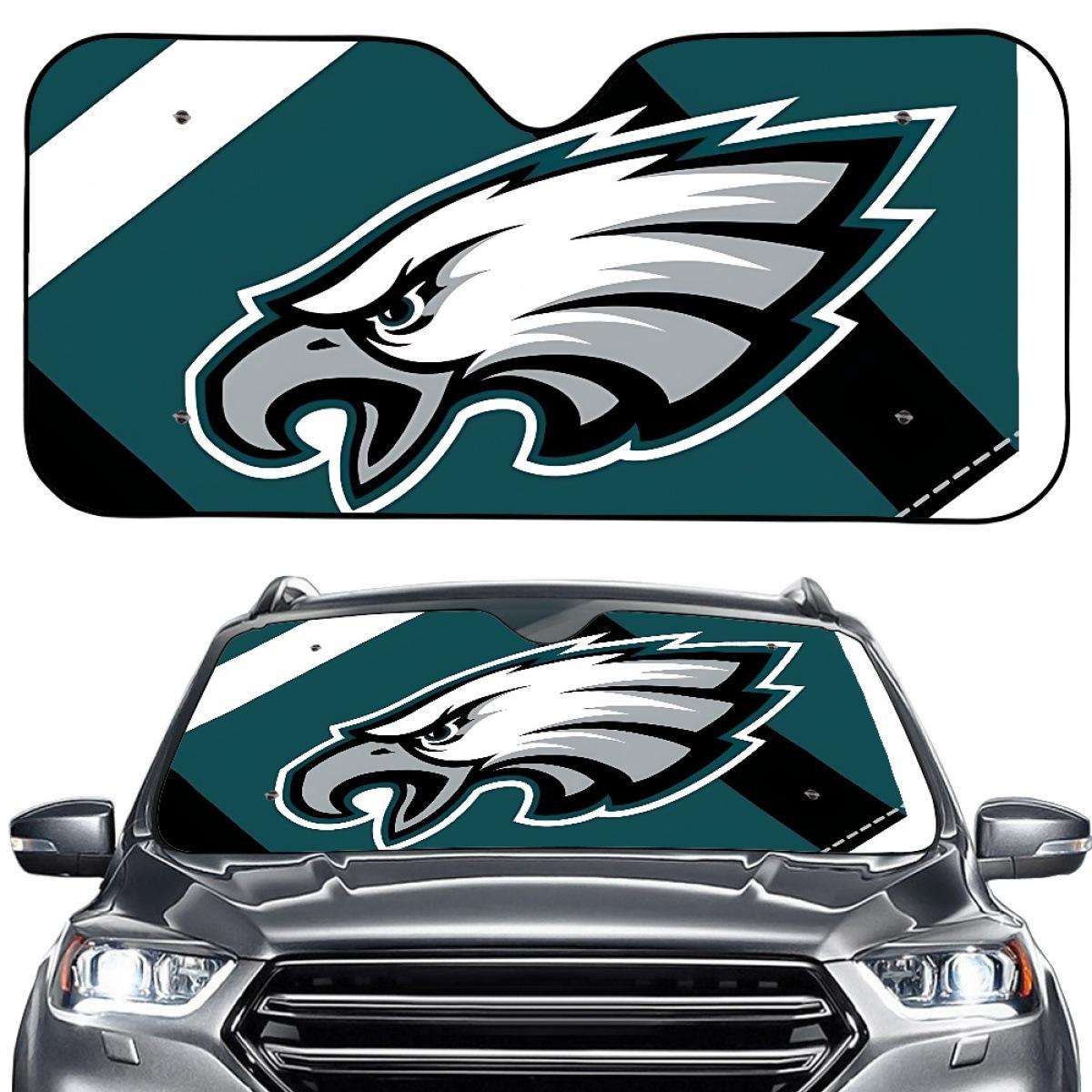 

Philadelphia Eagles 2025 Super Bowl Champs Custom Car Sunshade Visor