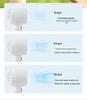 Compact USB Rechargeable Handheld Fan with 5-Speed Settings and Long Battery Life