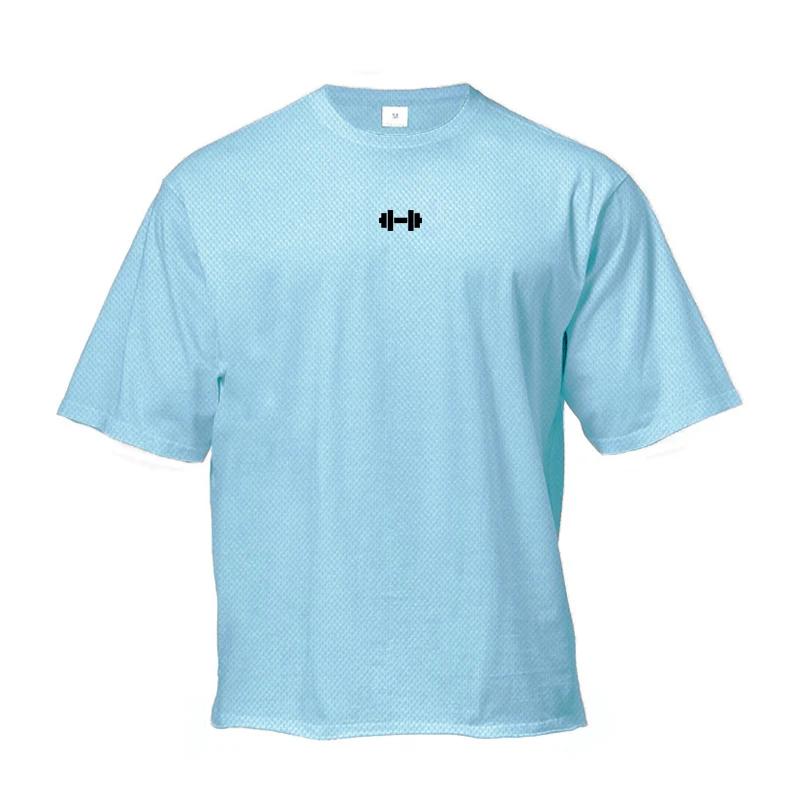 Muscleguys Men's Breathable Running Quick-drying Half Sleeve T-shirt Large Size Tops