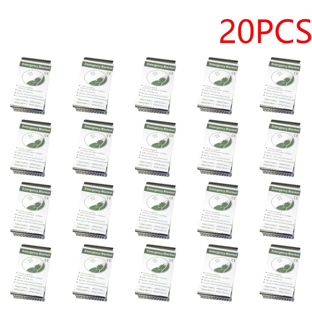 5-30PCS Emergency Blanket Outdoor Survive First Aid Rescue Kit Windproof Waterproof Foil Thermal Blanket for Camping