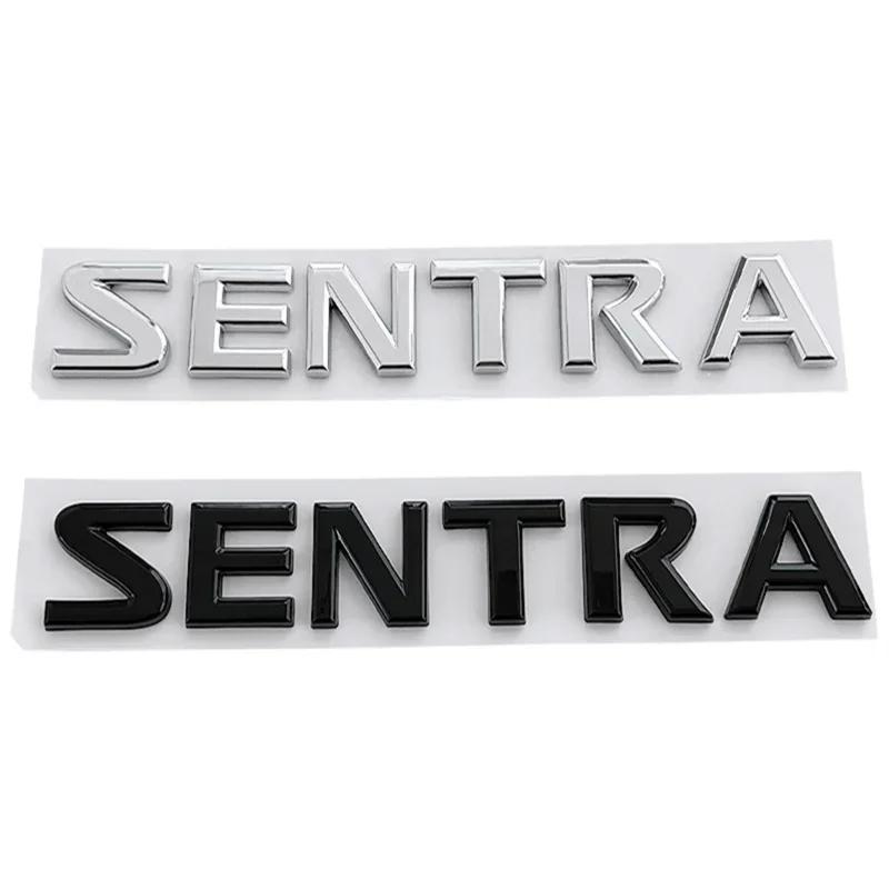 CGANEI1 ABS Car Body Trunk Letter Decal for Nissan SENTRA Logo Auto Sticker Styling Exterior Accessories