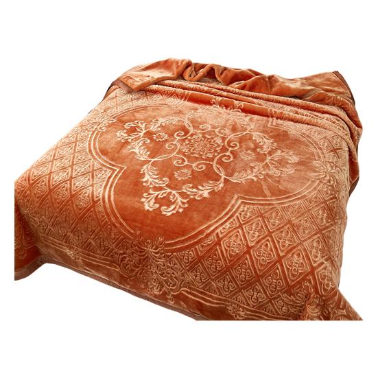 Flannel Blanket Thickened Floral Printing Double-layered Warmth Retention Easy Care Machine Washable Maximum Comfort Reversible Extra Large Blanket