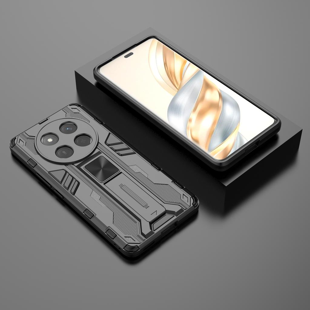 For Honor Magic7 Lite 5G/X9c 5G/X60 Pro 5G Case PC + TPU Shockproof Phone Cover with Kickstand